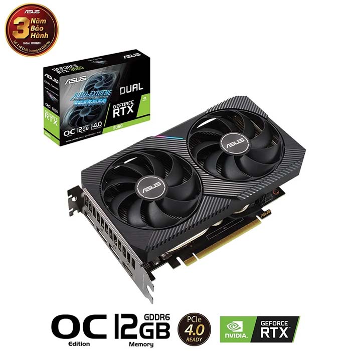 TNC Store Card Màn Hình Asus Dual Geforce RTX 3060 O12G V2